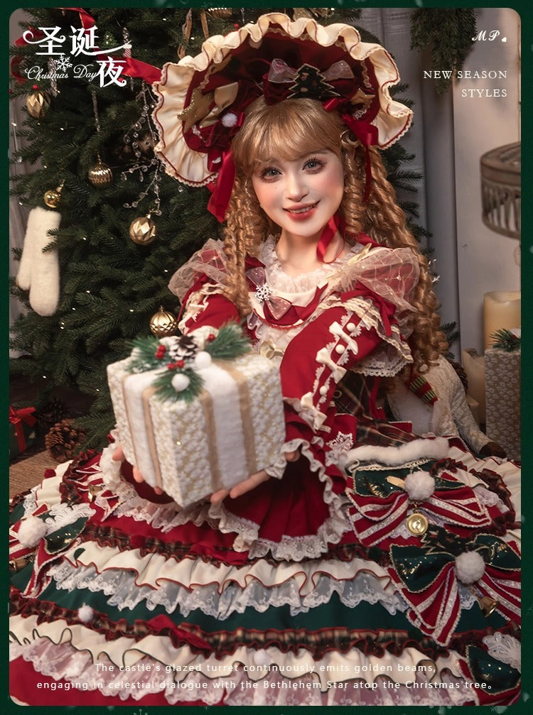 【受注予約~10/28】Christmas Eve ワンピース・ジャンパースカート【花与珍珠匣】