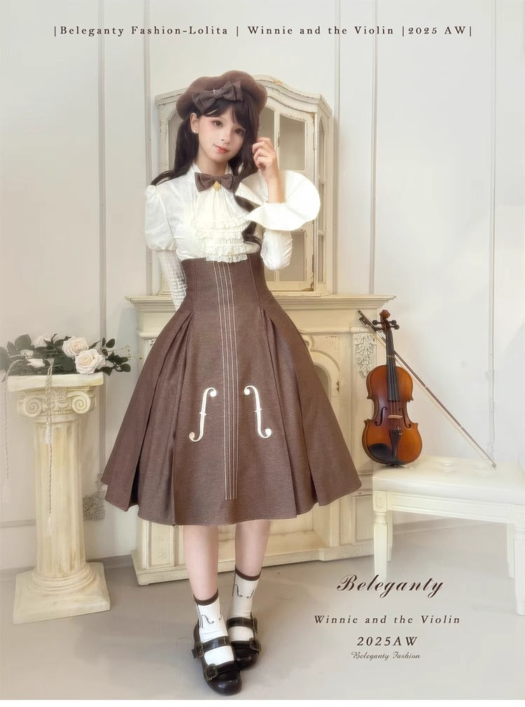 【受注予約~11/18】Winnie and the Violin スカート・ジャケット【Beleganty】