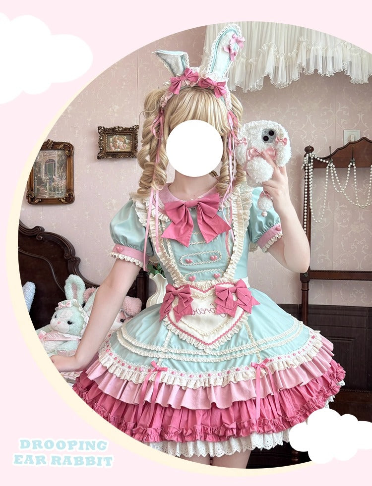 [Pre-orders until September 23rd] Lop-Ear Rabbit Full Set [Heart-Playing Couple]