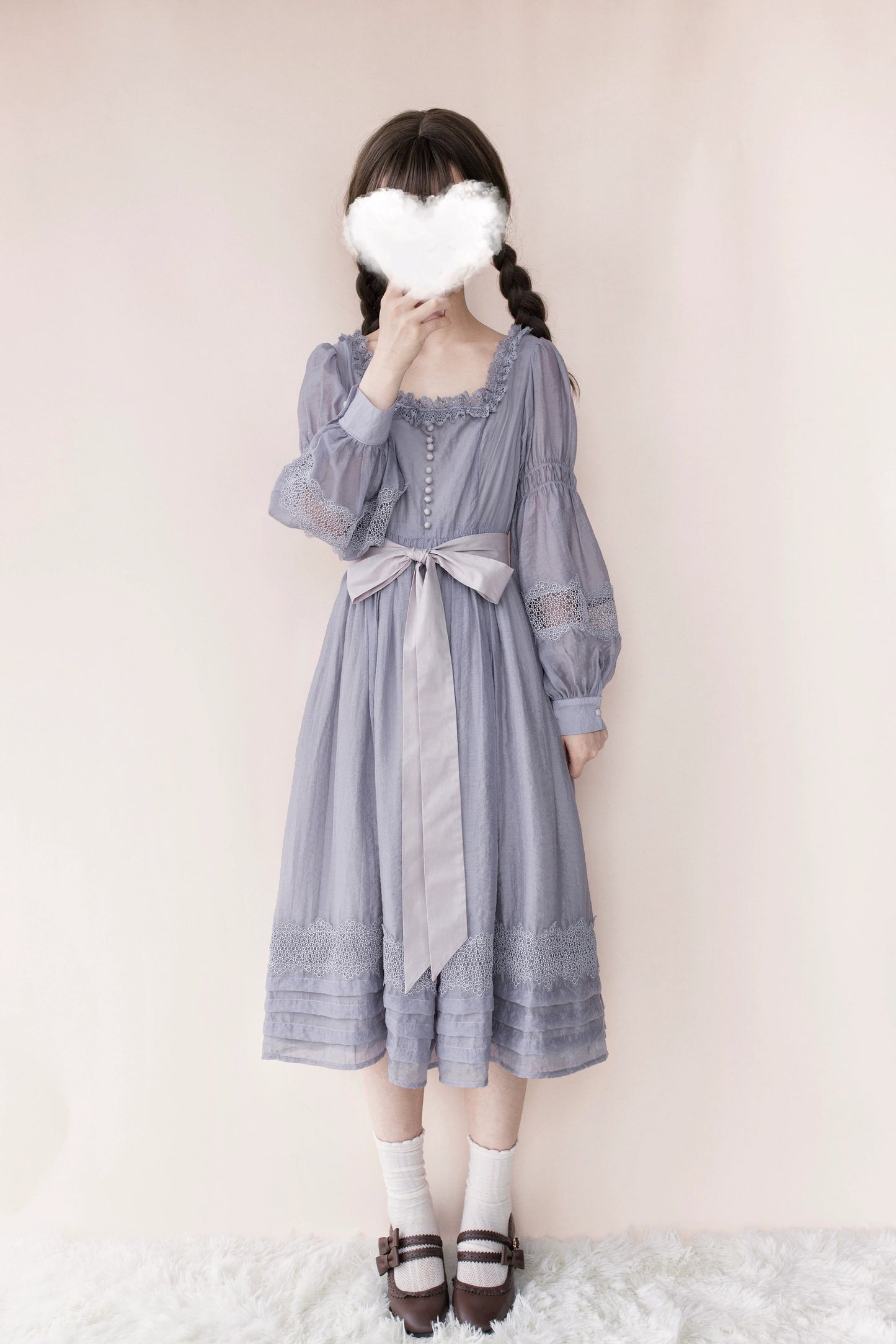 【受注予約~6/25】プロヴァンスの花束 ワンピース【sara bell】