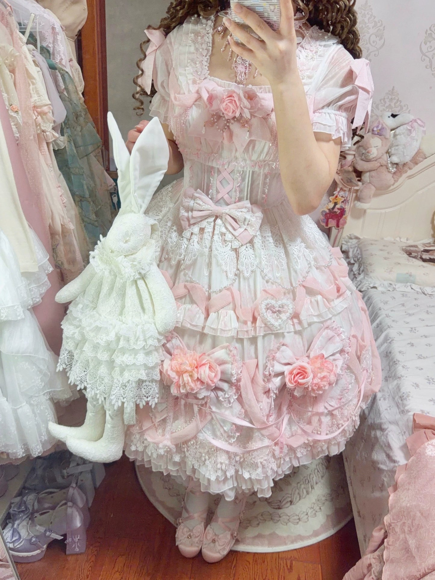 【受注予約~6/23】Flower Mirror Doll 2.0 ワンピース【sedef】