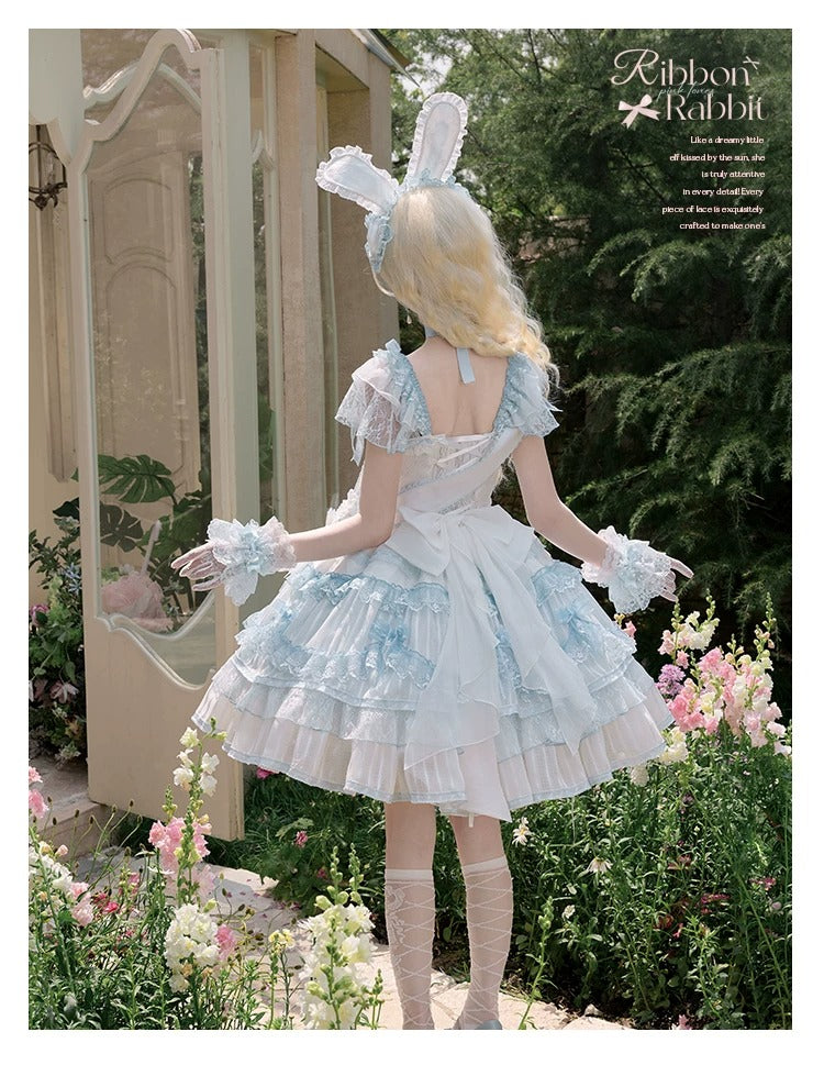 【受注予約~6/16】Ribbon Bunny フルセット【Lineball Cat】