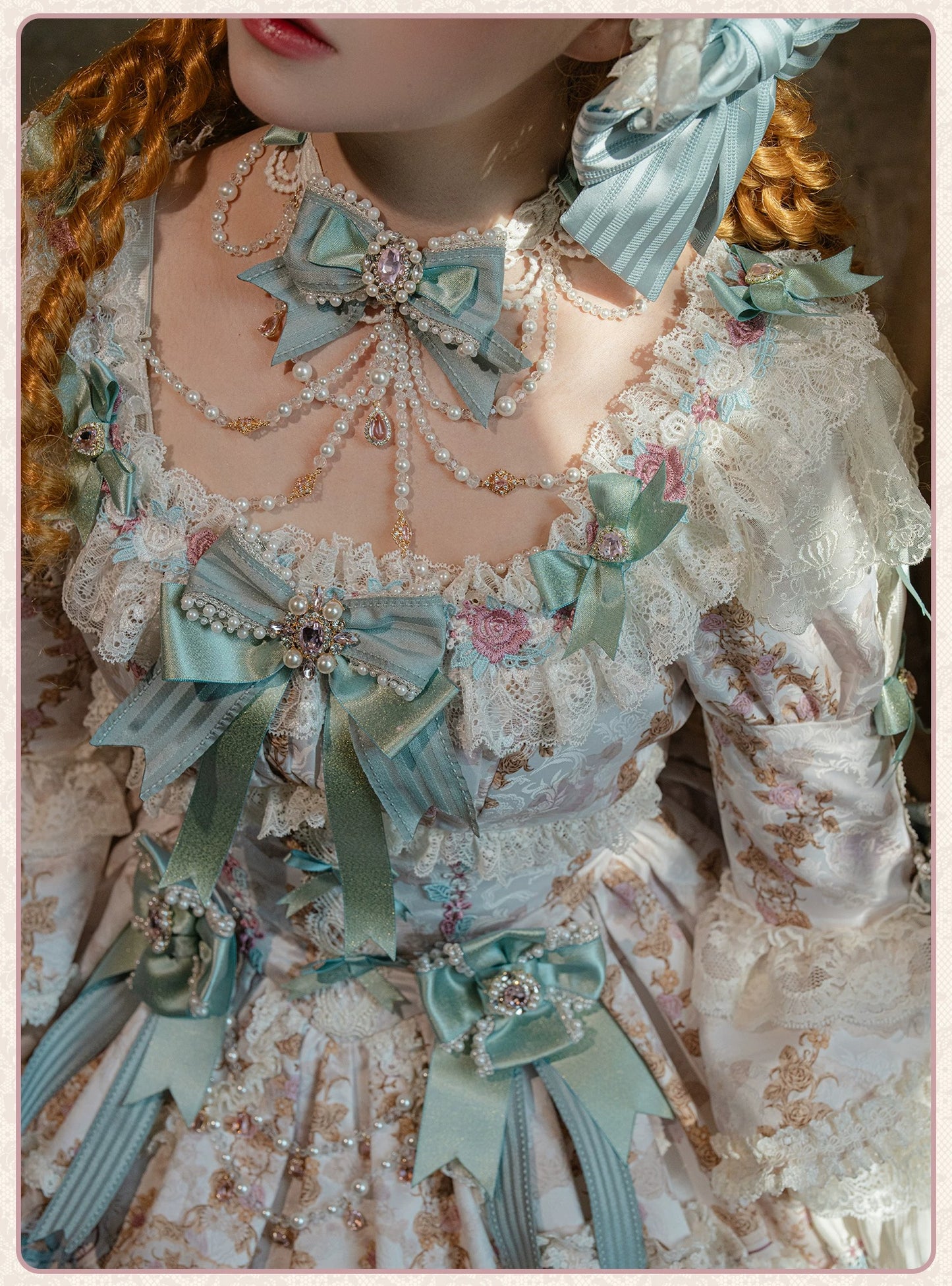 【受注予約~6/16】Antique Jewel Fragrance ワンピース・フルセット【双生小熊】