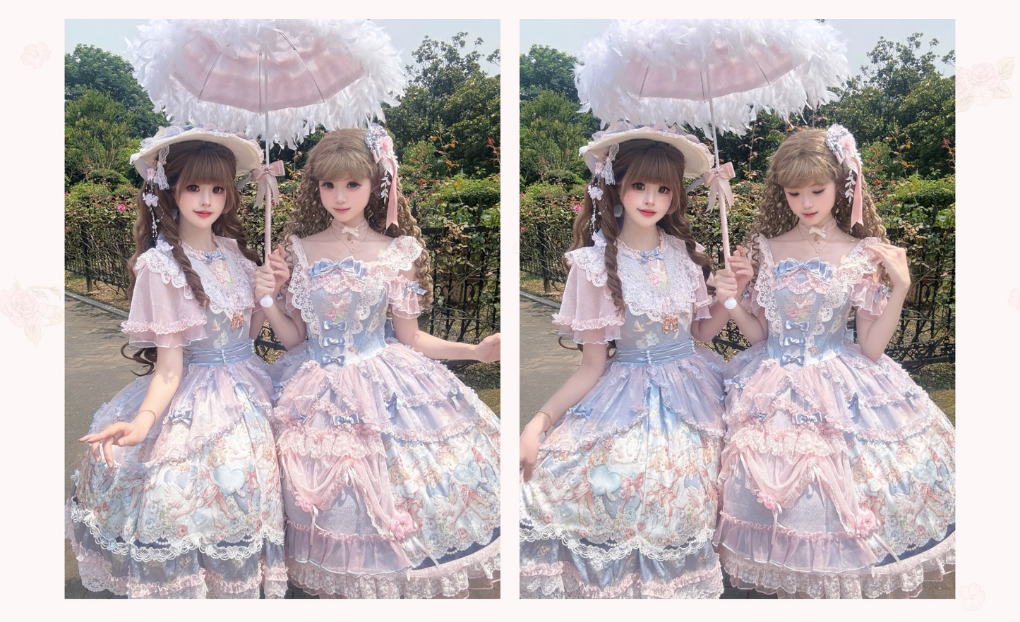 【受注予約~7/26】Cupid, God of Love ワンピース・ジャンパースカート【Dreamscape Double Cherry Blossom Box】