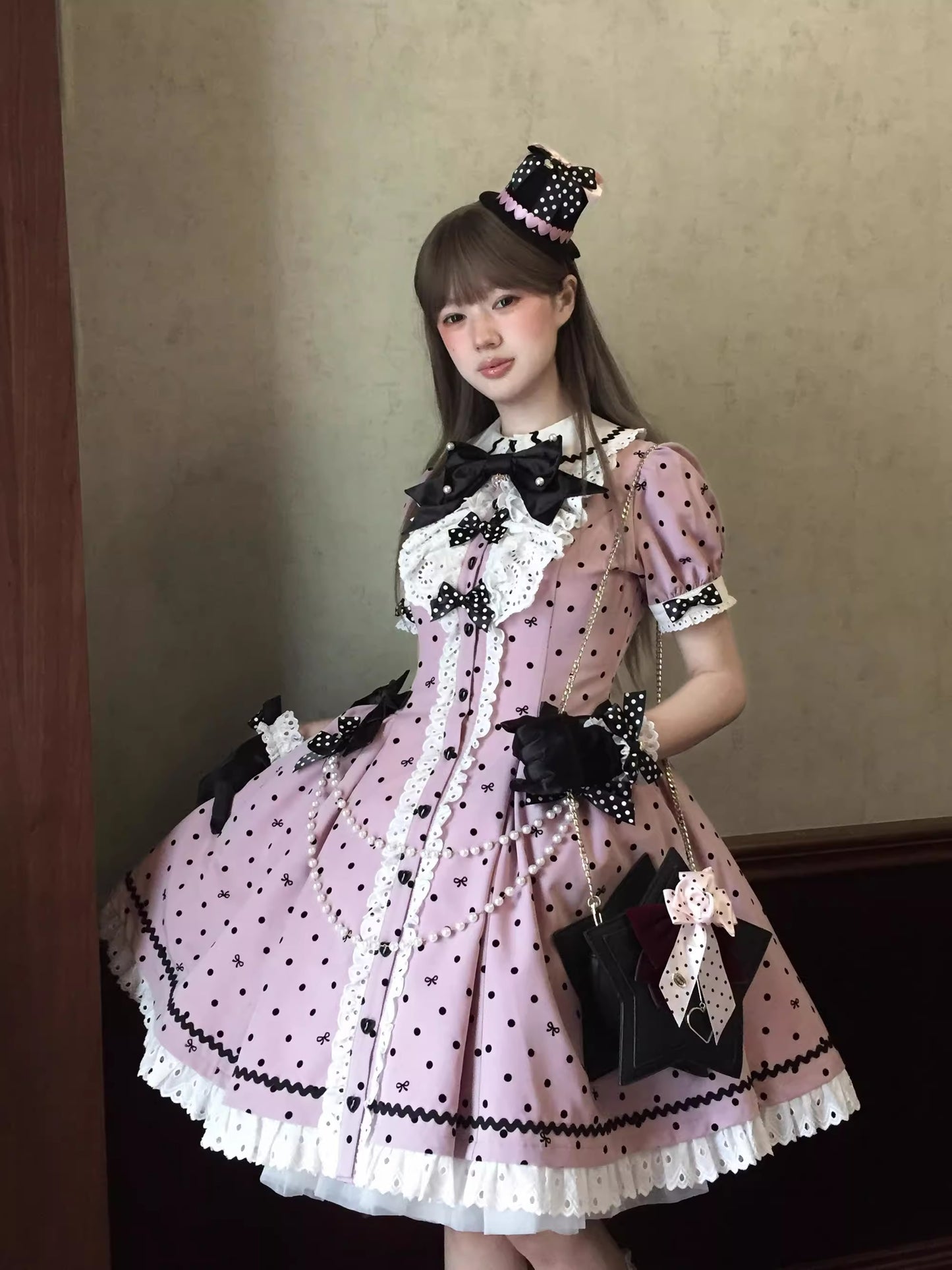 【受注予約~11/20】Ribbondoll ワンピース【Cutey Mask】