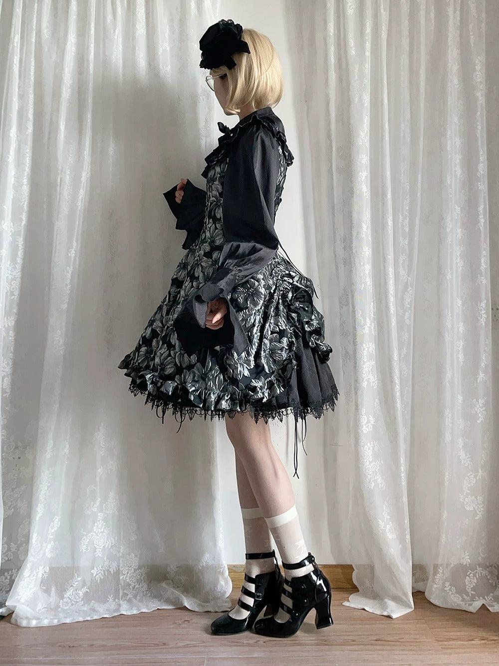 【受注予約~8/27】Midnight Lily ブラウス【Miss Cube】