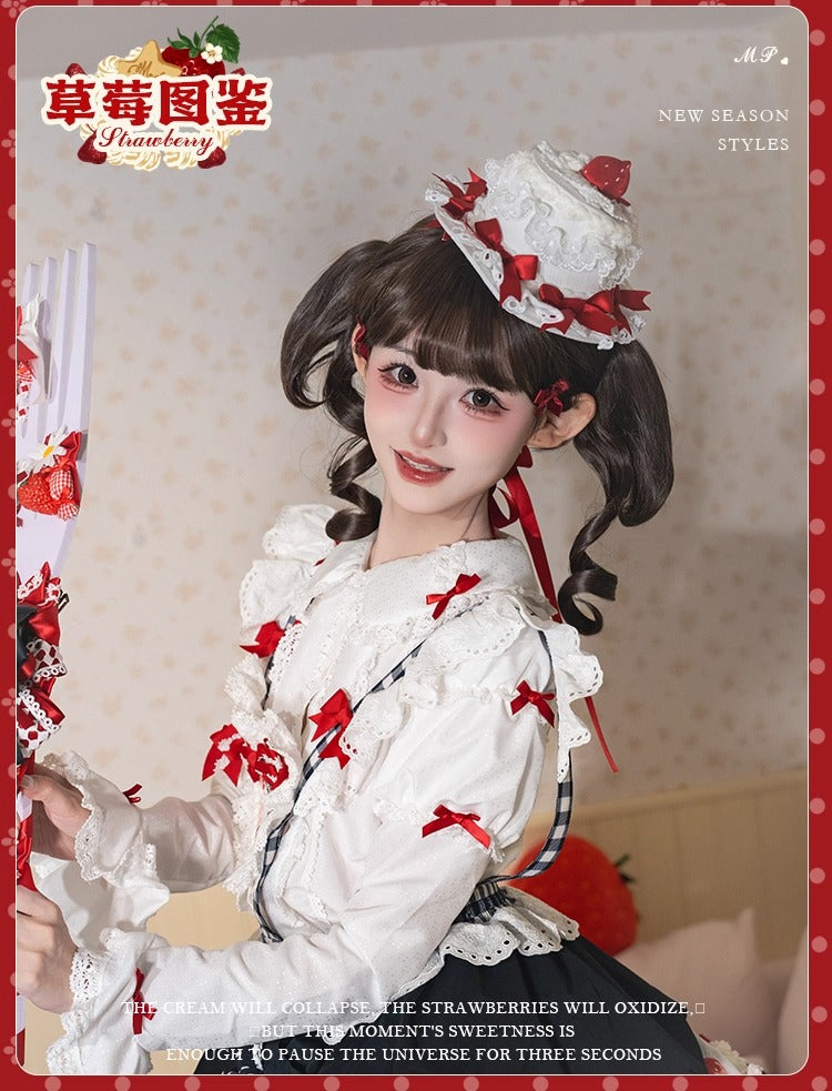 【受注予約~11/18】Strawberry Cake Illustration アクセサリー【花与珍珠匣】