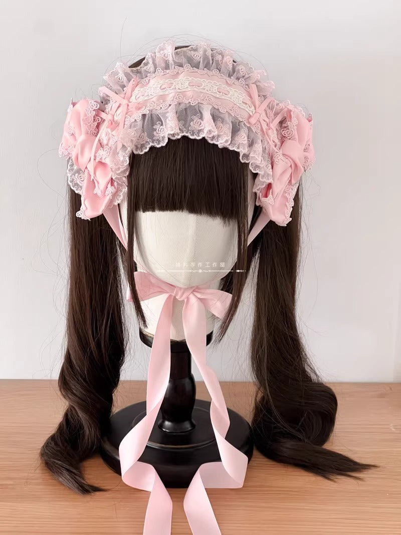 トリプルリボン ヘッドドレス【妹抖手作工作屋】