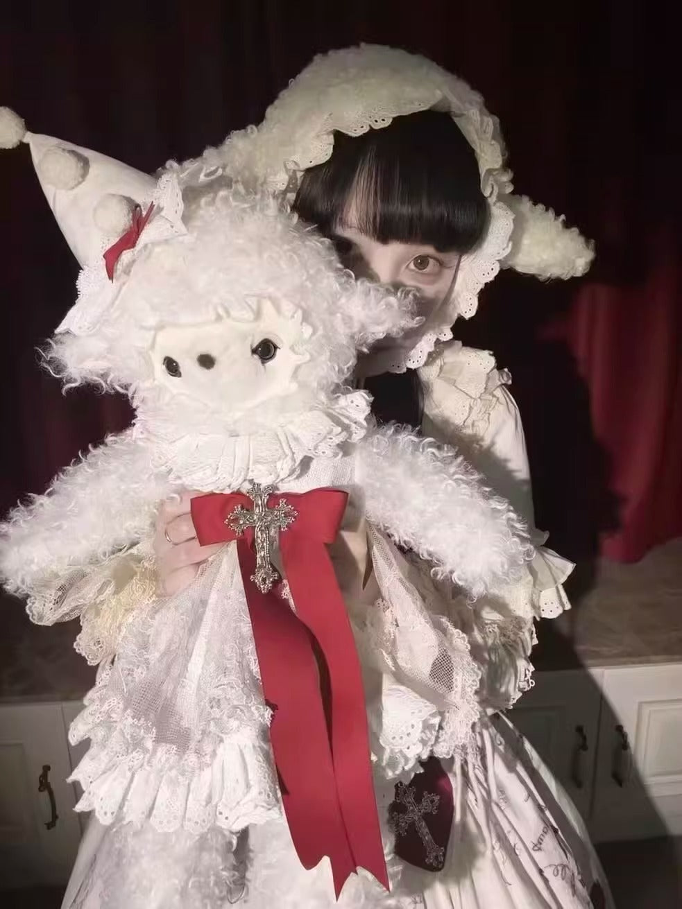 【受注予約~2/12】Broken Sheep ぬいぐるみバッグ【黒眼窩診療室】