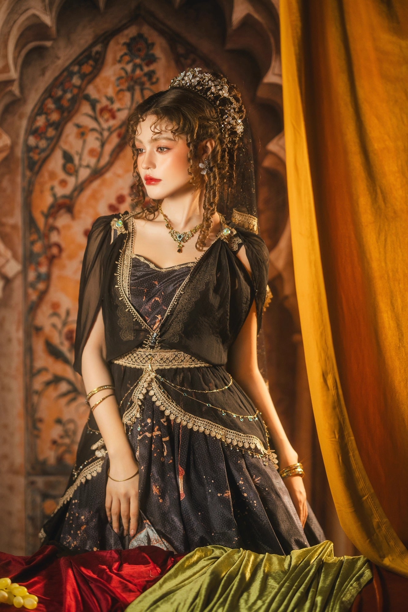 【受注予約~12/11】Stars ジャンパースカート【FaeriesDaffodil】