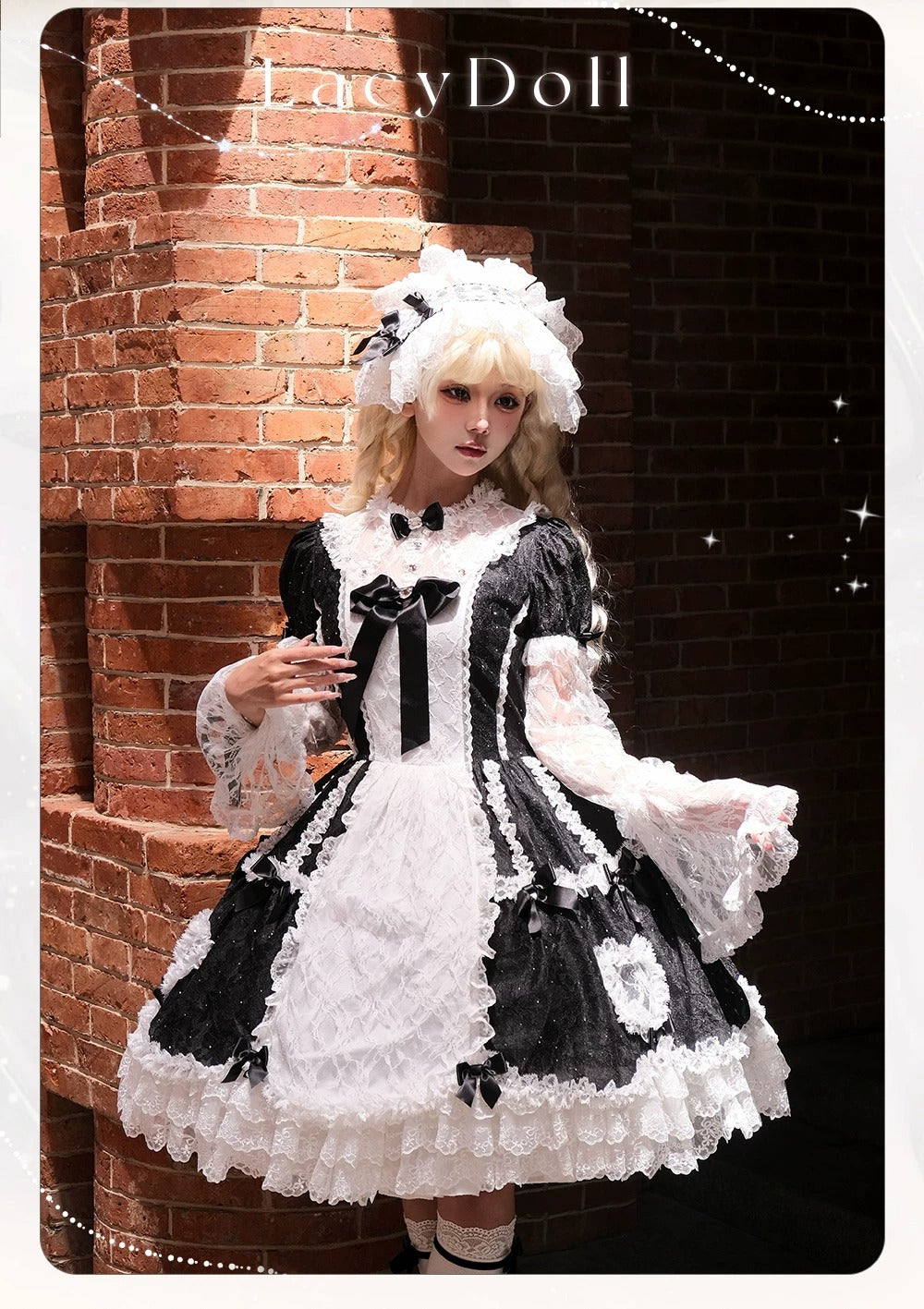 【受注予約~7/2】Lacy Doll ワンピース【MQ】