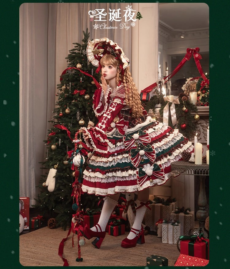 【受注予約~10/28】Christmas Eve ワンピース・ジャンパースカート【花与珍珠匣】