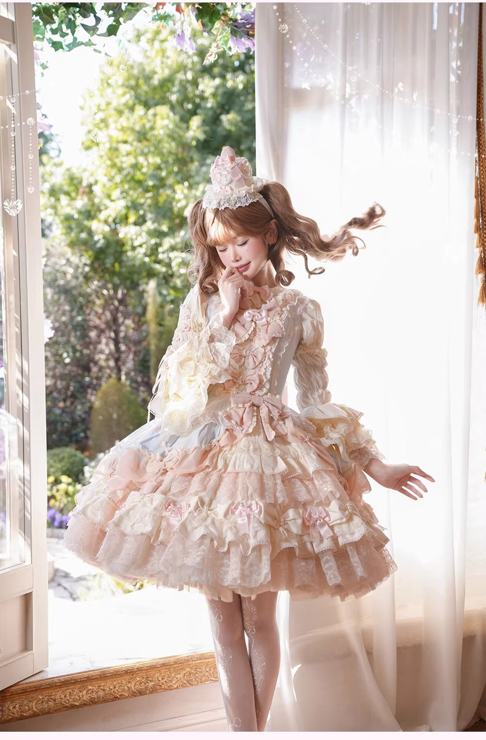 Strawberry Ribbon ジャンパースカート・フルセット【Dream Lolita