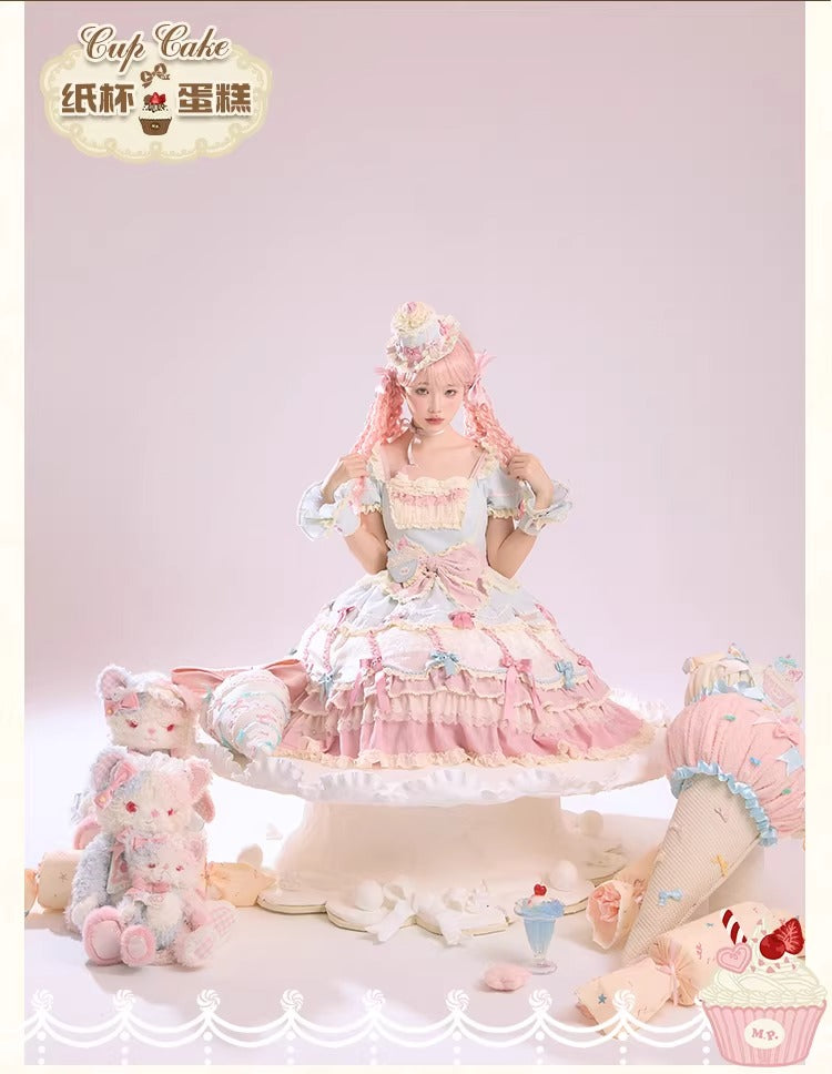 【受注予約~1/26】CupCakes ワンピース【花与珍珠匣】