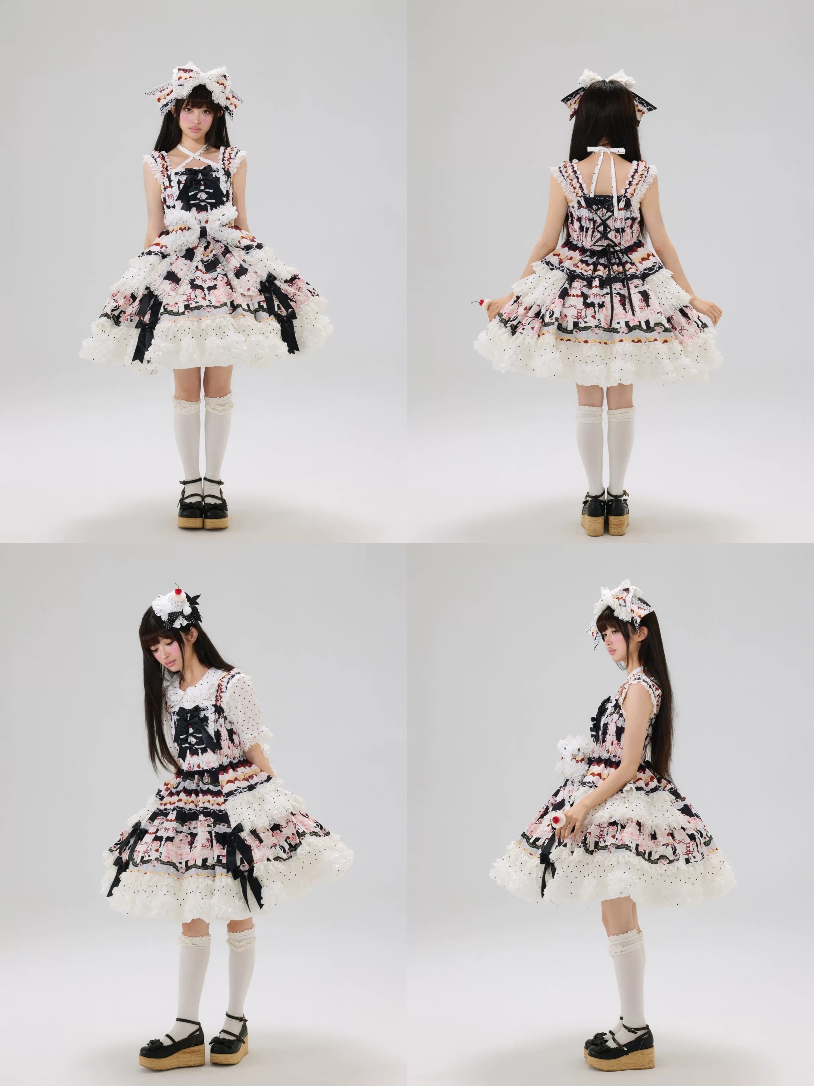 Creamy Strawberry Cake ジャンパースカート【BacioBouquet】 – Epetice