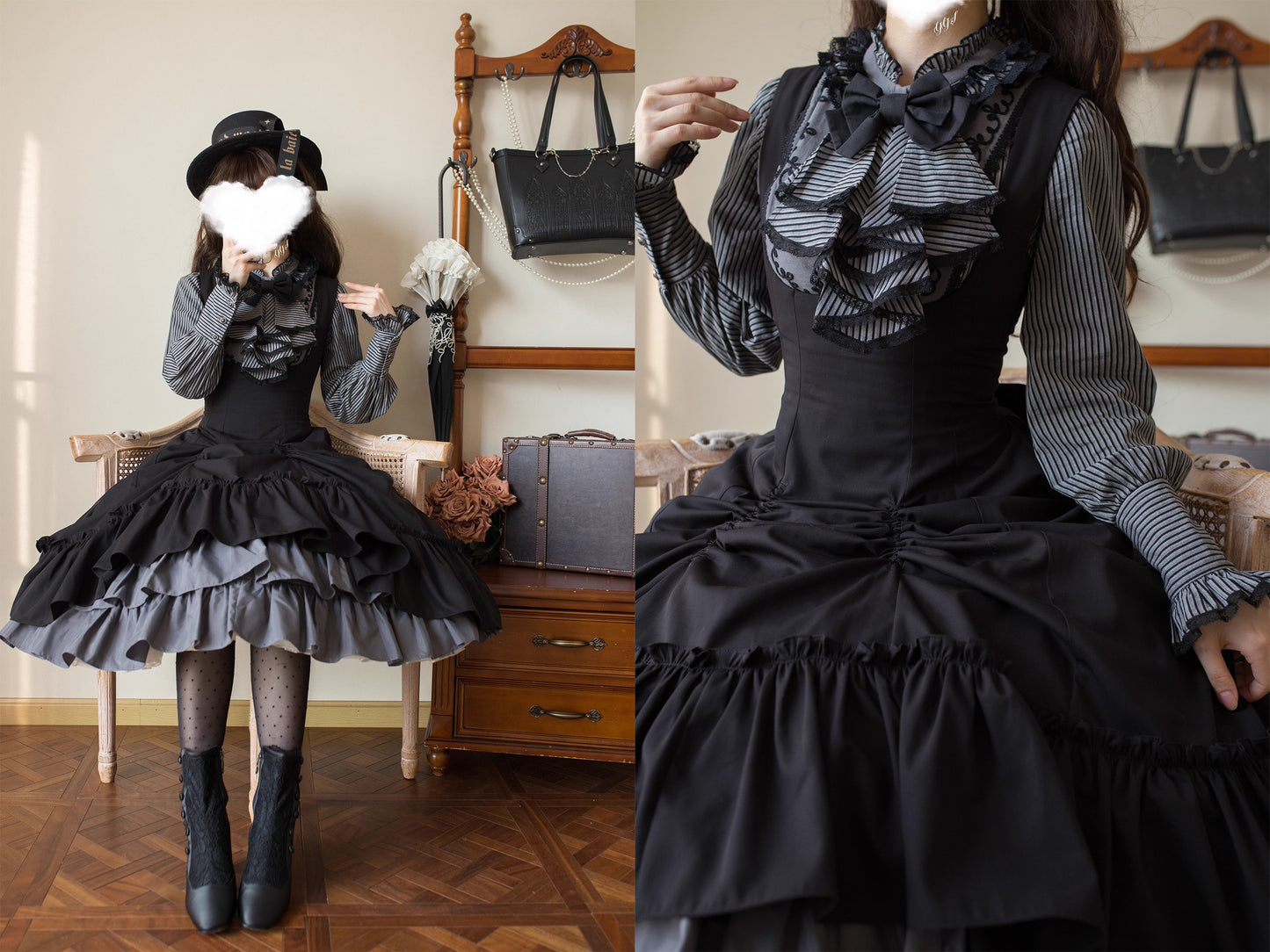 【受注予約~12/4】Black Forest ジャンパースカート【berryandwood】