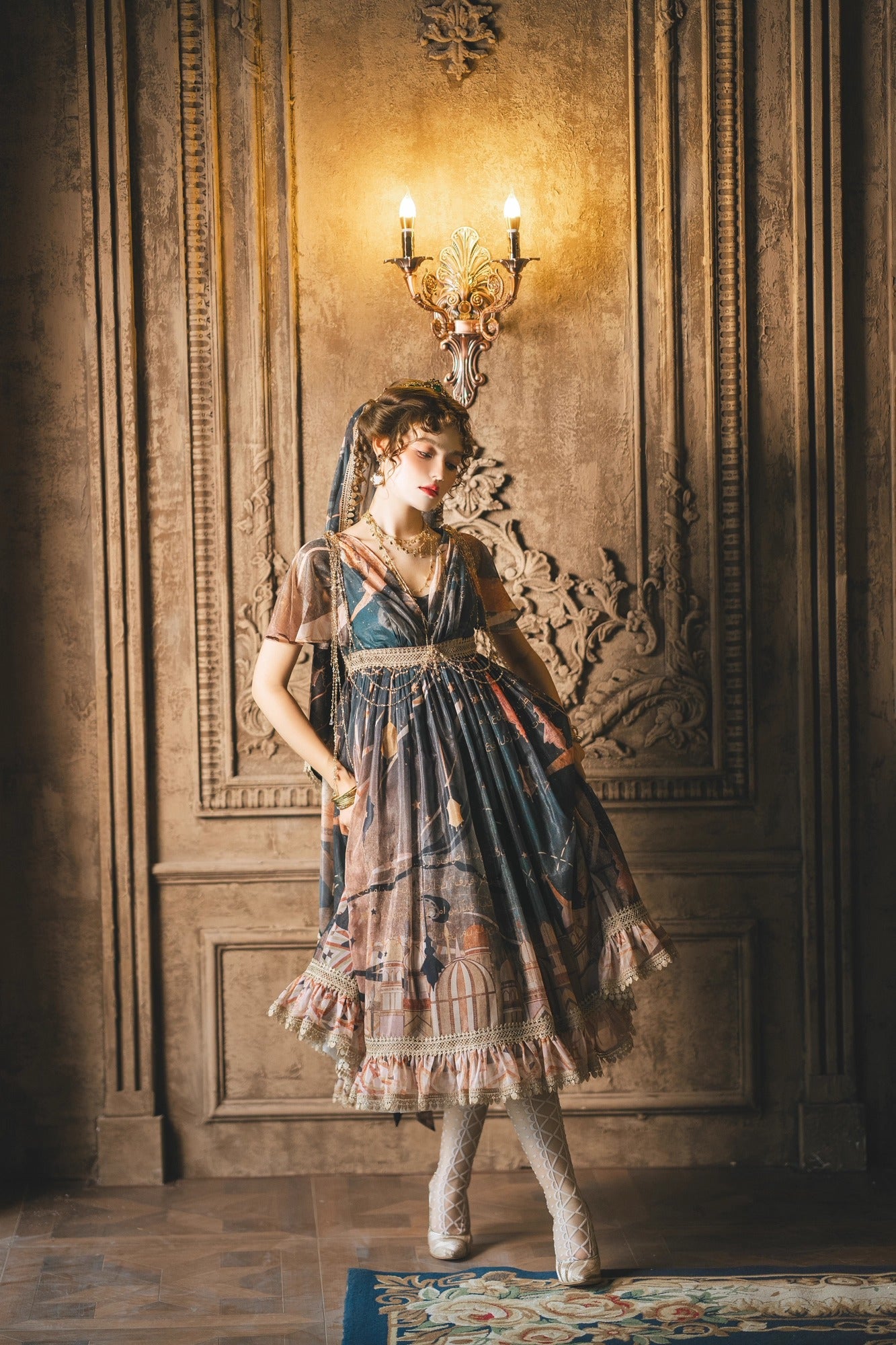 【受注予約~12/11】Stars ワンピース(タイプ1)【FaeriesDaffodil】