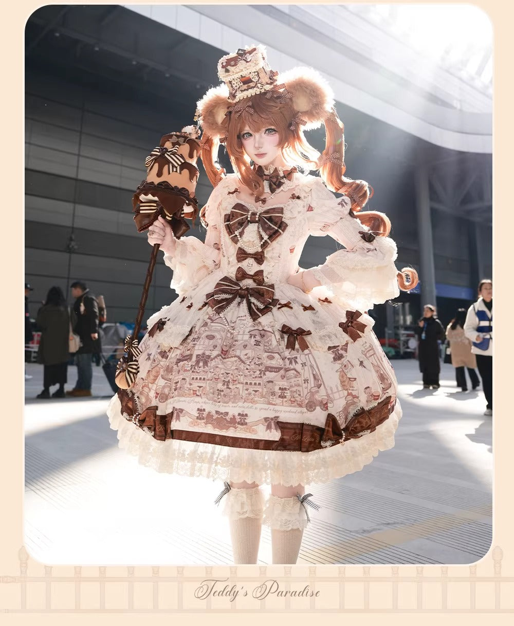 【受注予約~1/22】Bear Workshop ワンピース・ジャンパースカート・ブラウス【Dream Lolita】