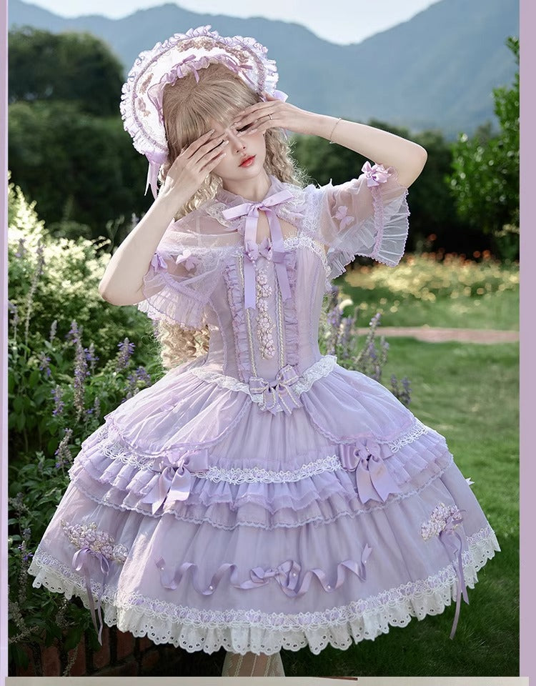 【受注予約~10/15】Bouquet Charlotte ジャンパースカート【Bolelo】