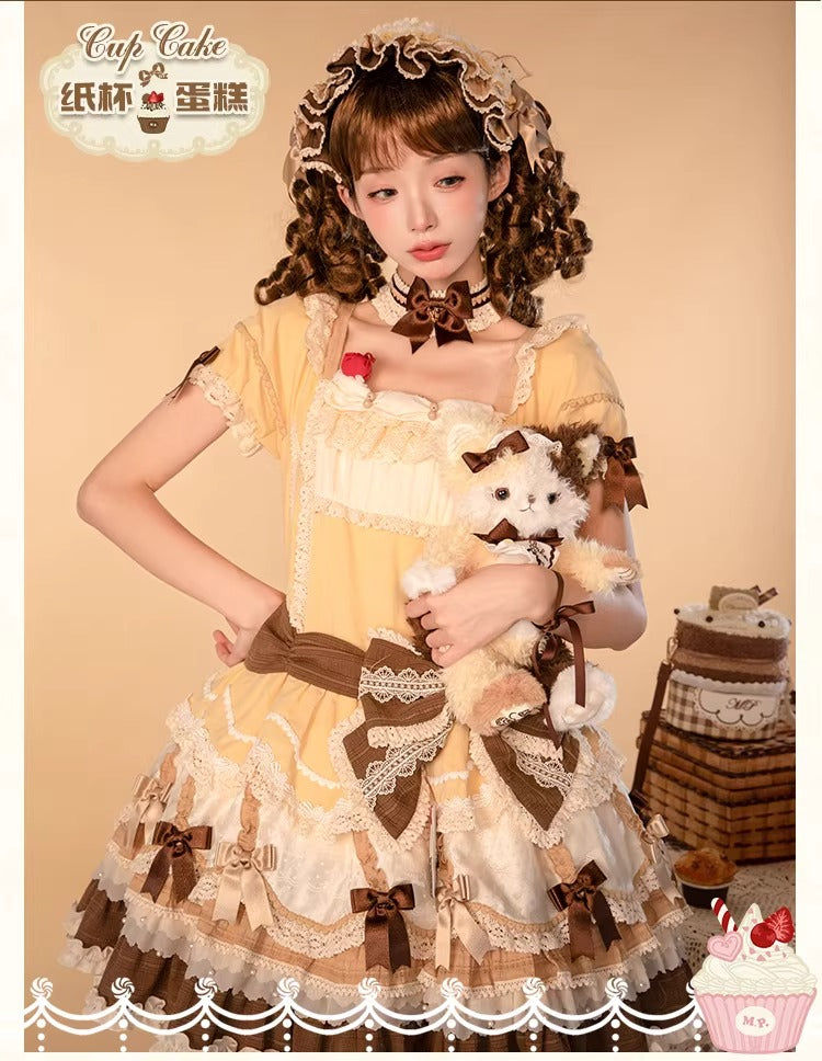 【受注予約~1/26】CupCakes ワンピース【花与珍珠匣】