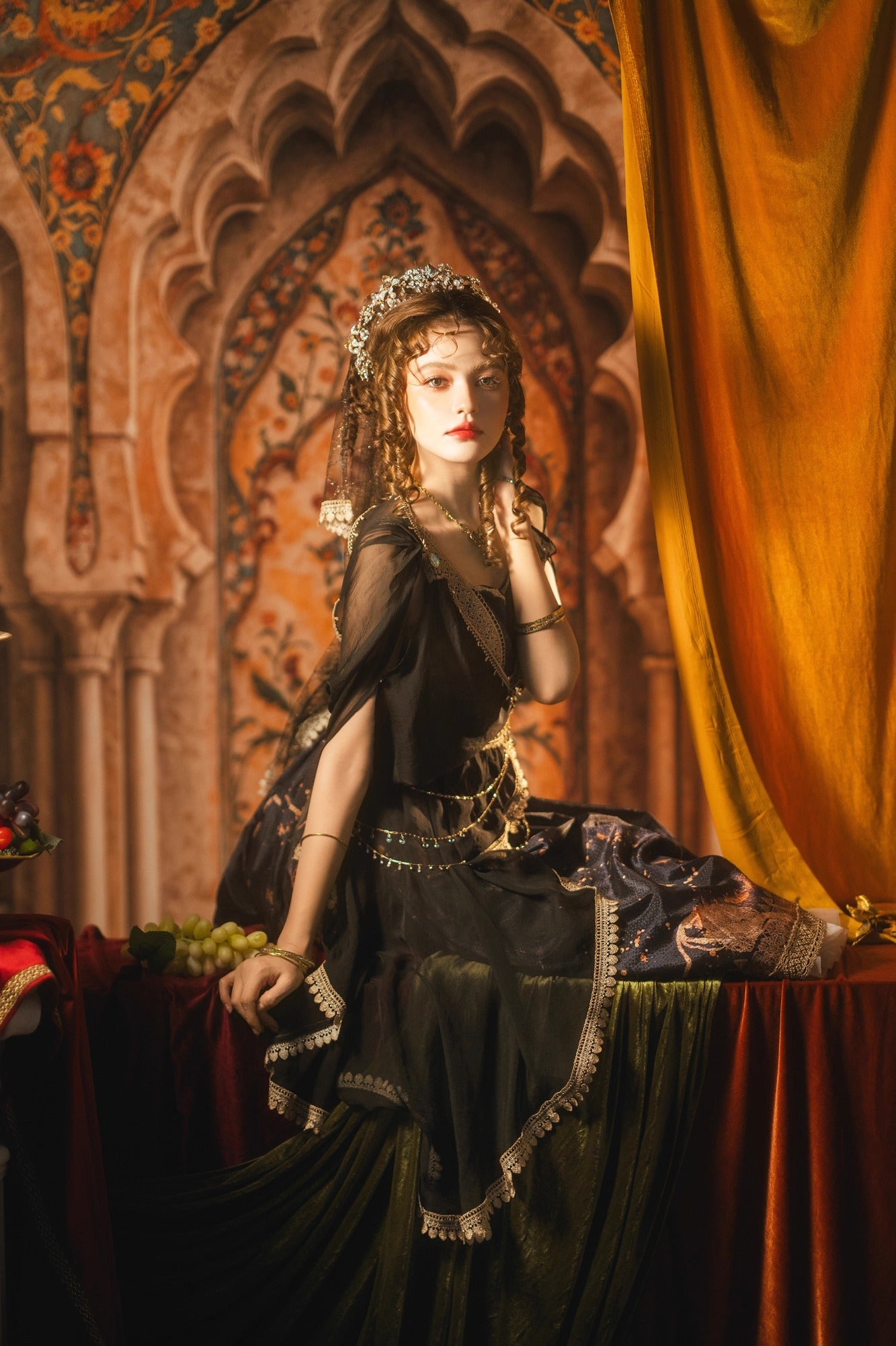 【受注予約~12/11】Stars ジャンパースカート【FaeriesDaffodil】