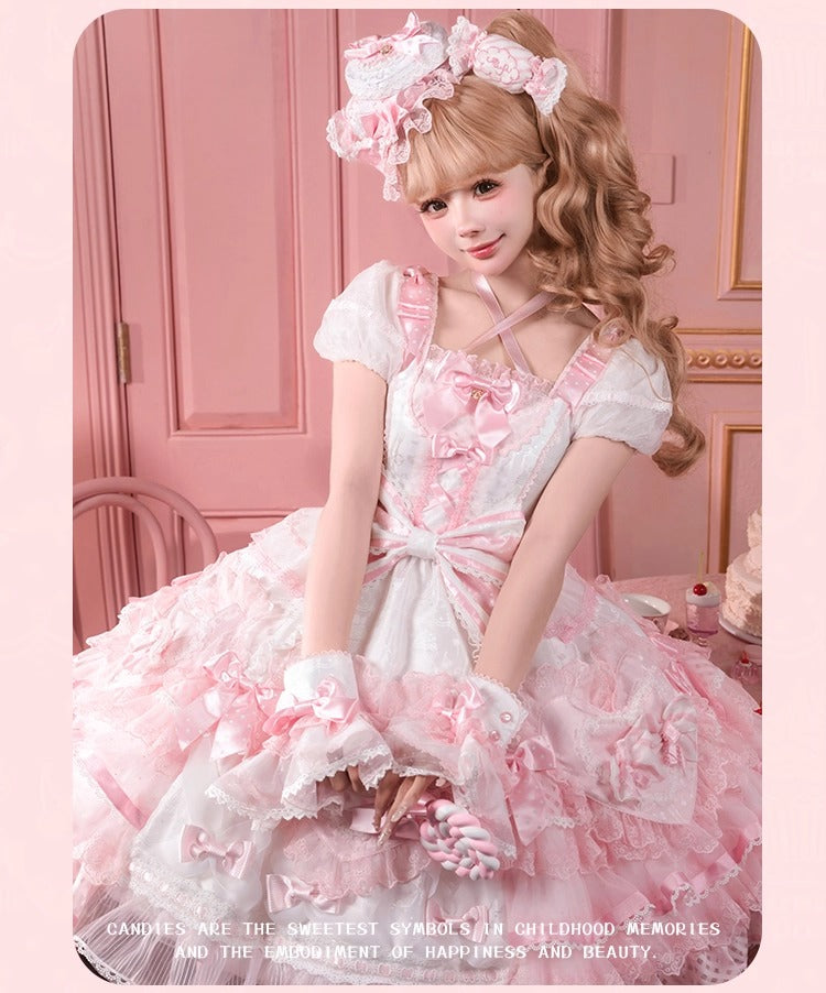 【受注予約~12/8】Candy Wrapper ワンピース【花与珍珠匣】