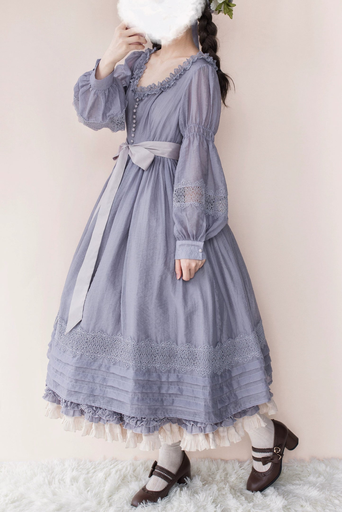 【受注予約~6/25】プロヴァンスの花束 ワンピース【sara bell】