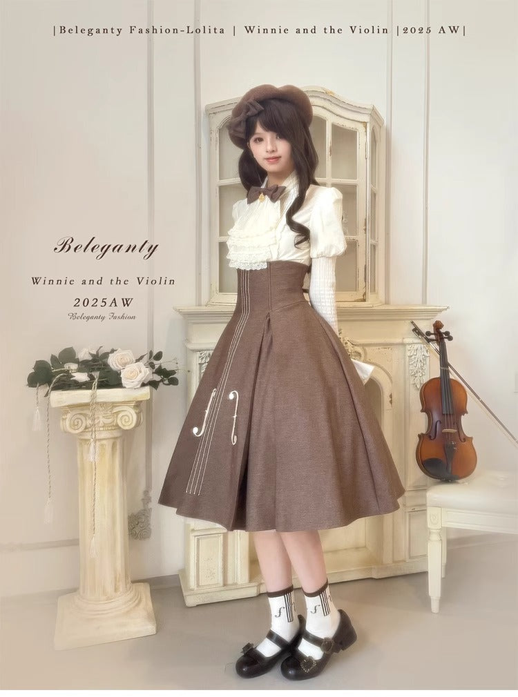 【受注予約~11/18】Winnie and the Violin スカート・ジャケット【Beleganty】