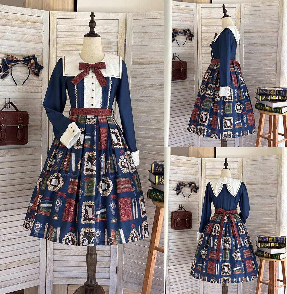 【受注予約~10/22】Wheat Book ワンピース【Miss Cube】