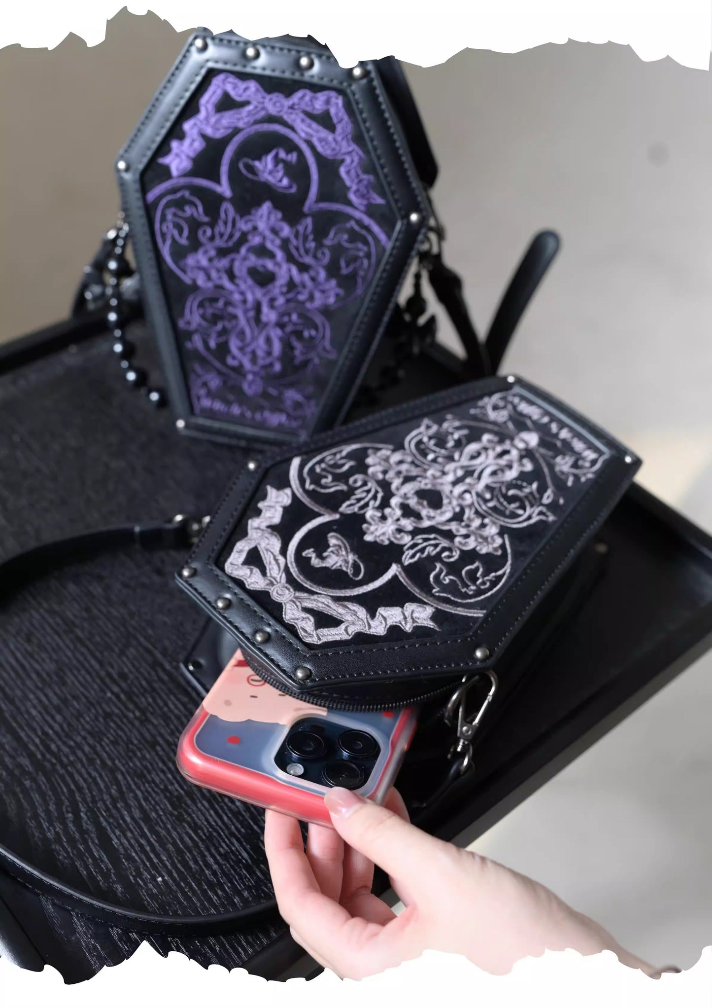 【受注予約~1/18】魔女集会 棺型バッグ【物語者】