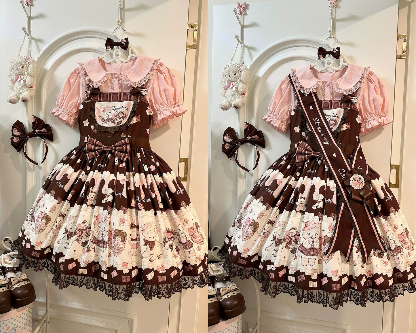 Chocolate Cat Jumperrock und Latzhose 【TwilightCrush】