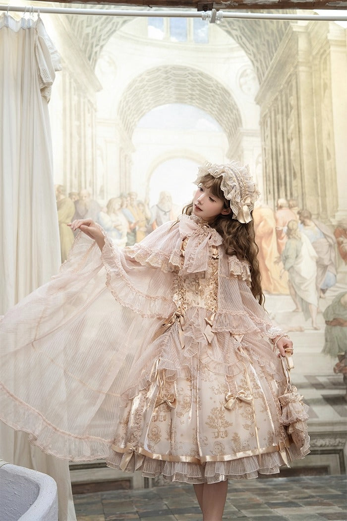 【受注予約~9/11】Gilded Dream レースマント【双生小熊】