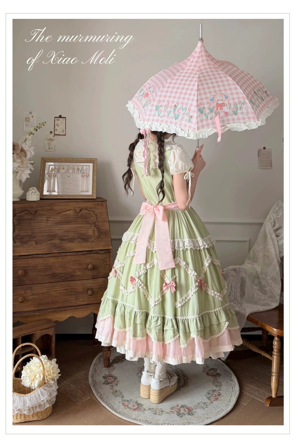 Tulip Field in Bloom ジャンパースカート【千木】