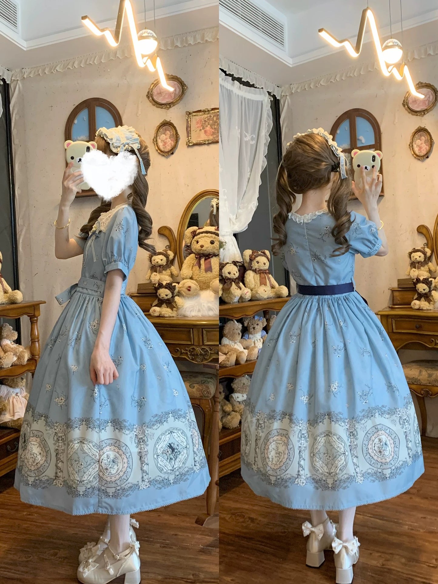 Porcelain Bottle ワンピース【DreamWhale】
