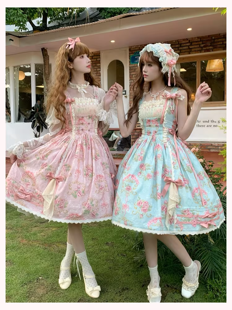 Antique Rose ジャンパースカート・ブラウス【Vivian】