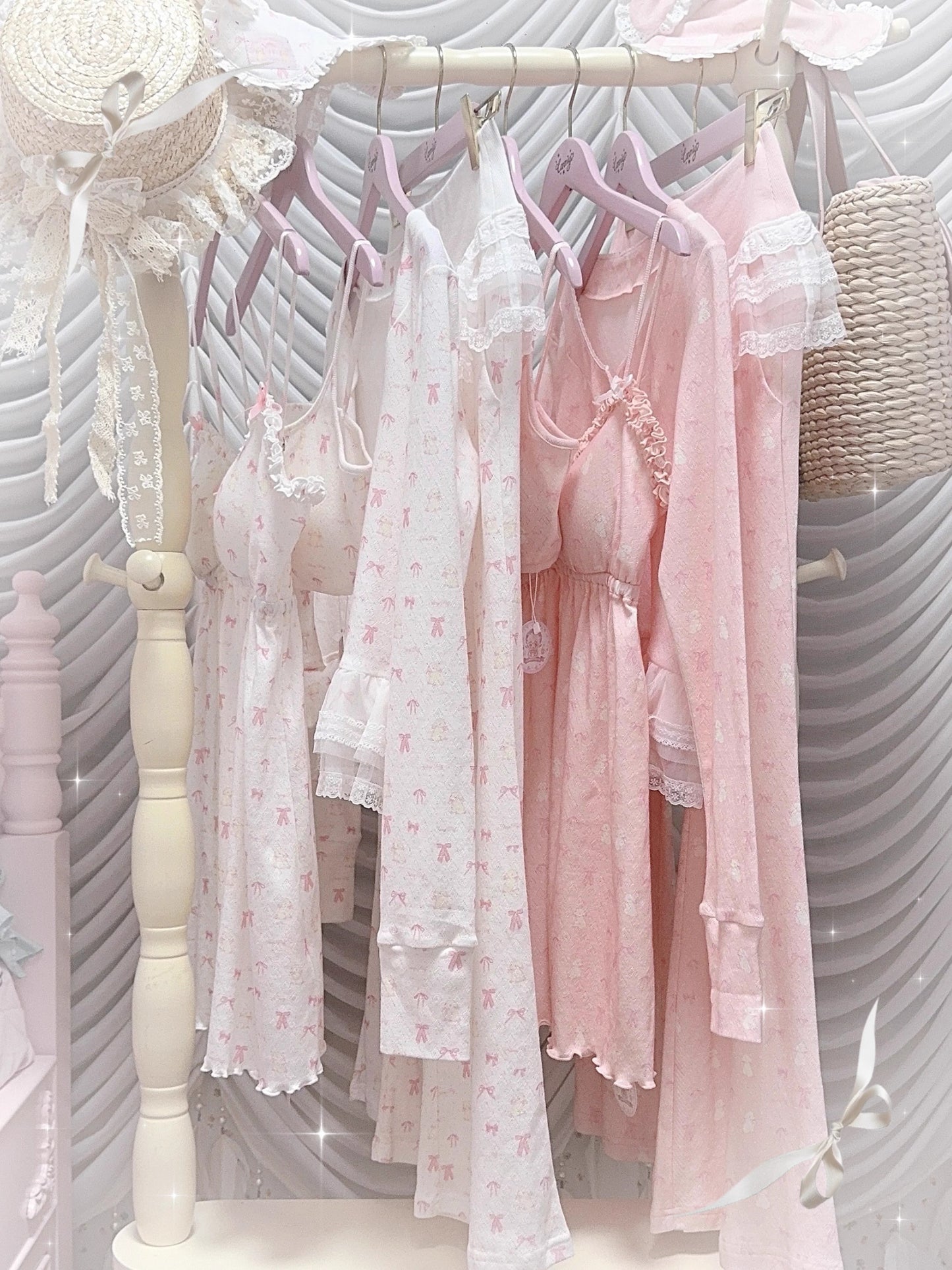 リボンナイトウェア【Sheep Puff】