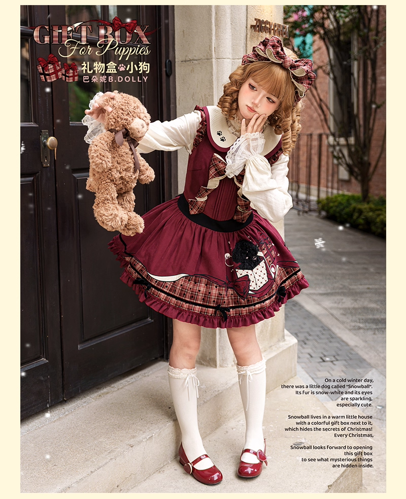 裾ファーリボントップス【B.DOLLY】