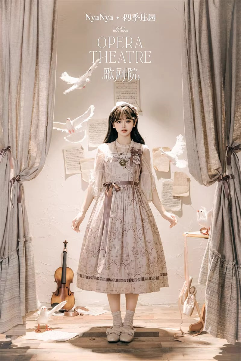 【受注予約~3/3】Amiens Cathedral ジャンパースカート・インナートップス【NyaNya】