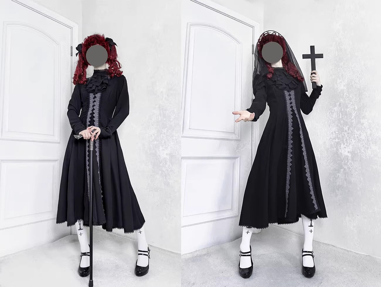 【受注予約~3/29】Antia's Prayer ワンピース(115cm丈)【Cherry Tart】