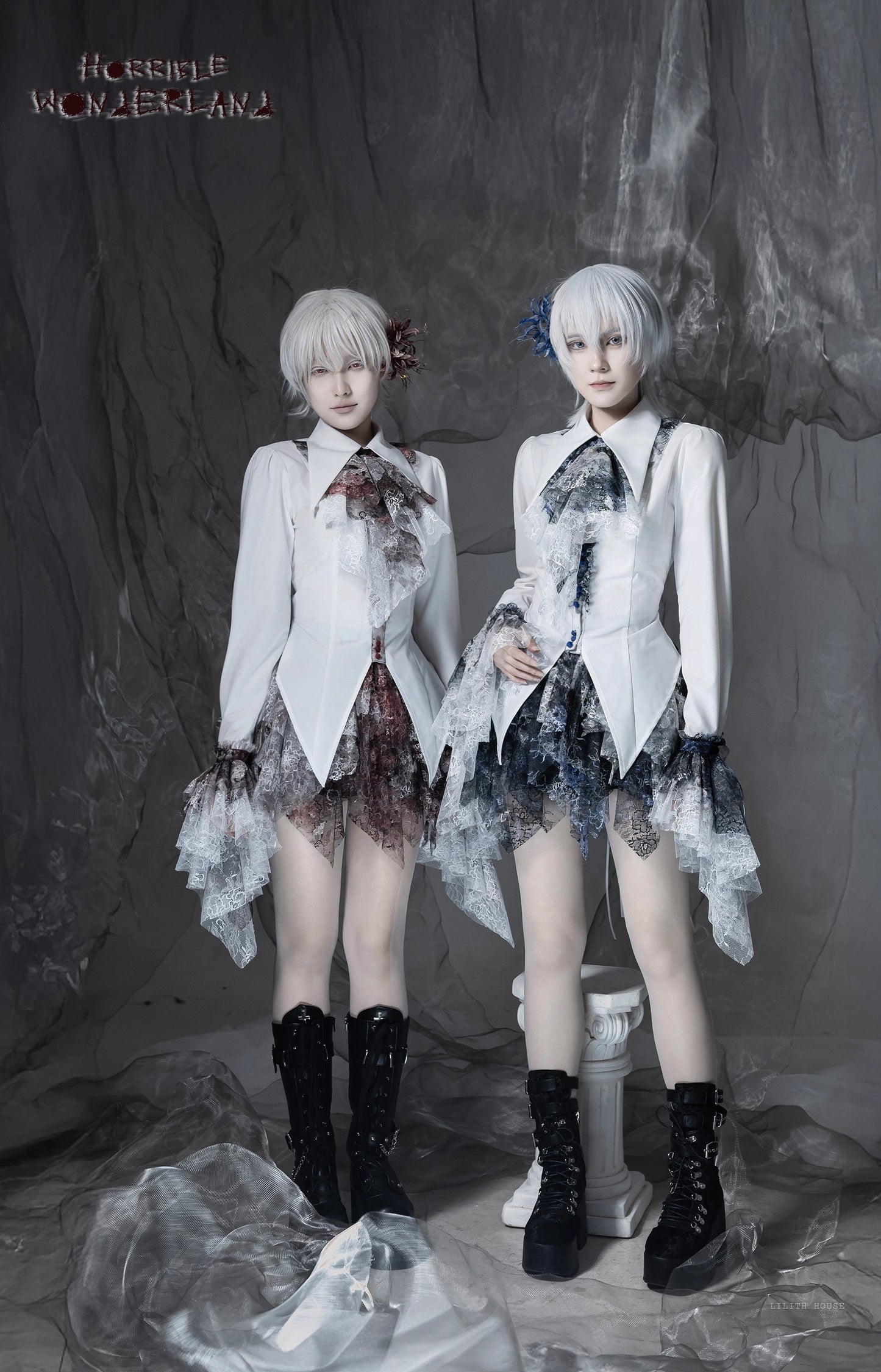 【受注予約~12/10】Horrible Wonderland ブラウス(無地ver.)【Lilith House】