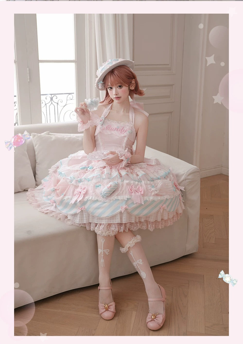 【受注予約~7/9】Candy Room フルセット・ブラウス【Dream Lolita】