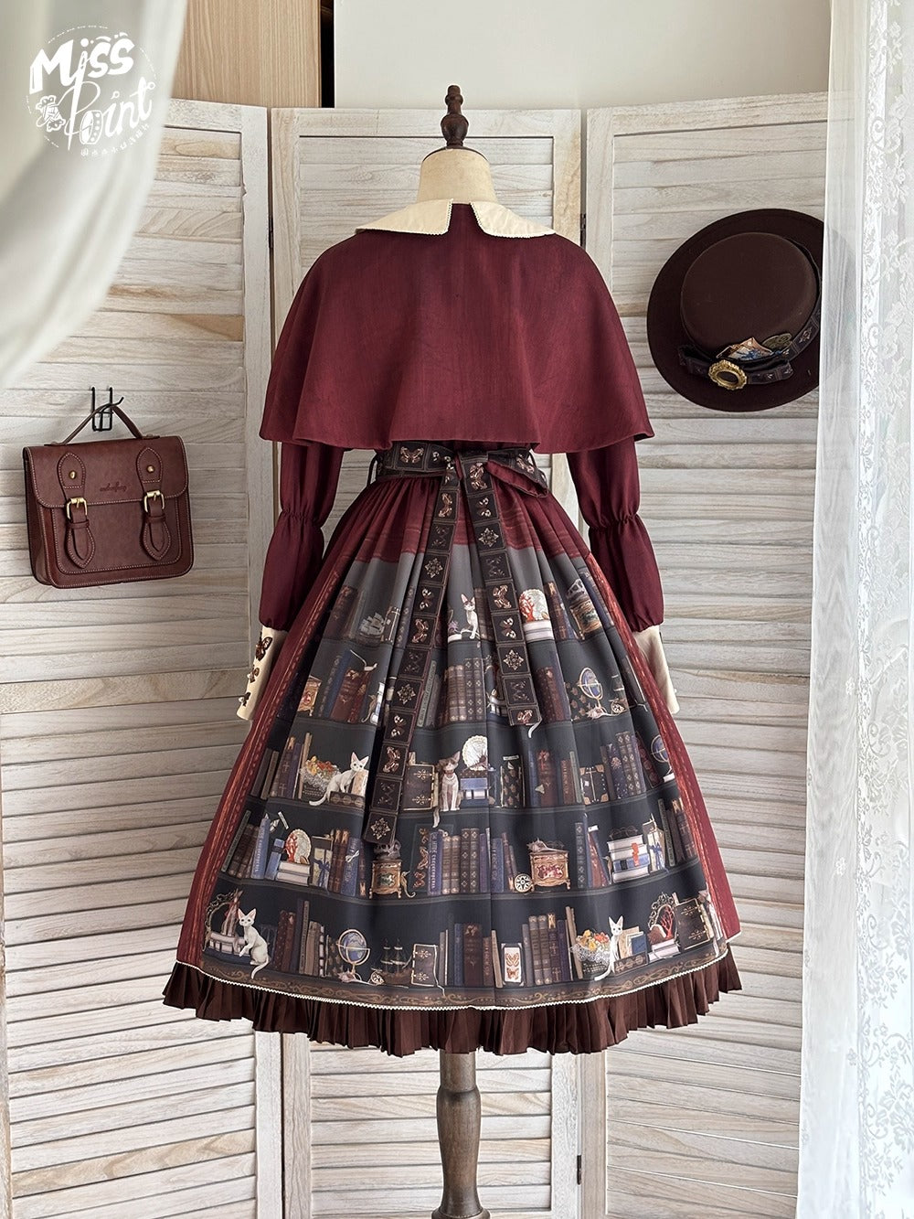 【受注予約~11/6】German Bookshelf ワンピース【Miss Point】