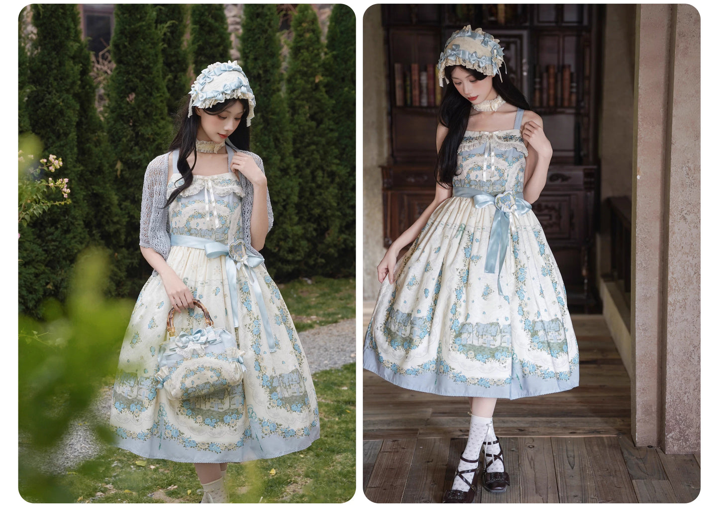 【受注予約~4/16】Rose Greenhouse ワンピース・ジャンパースカート・ブラウス・スカート【LittlePlum】