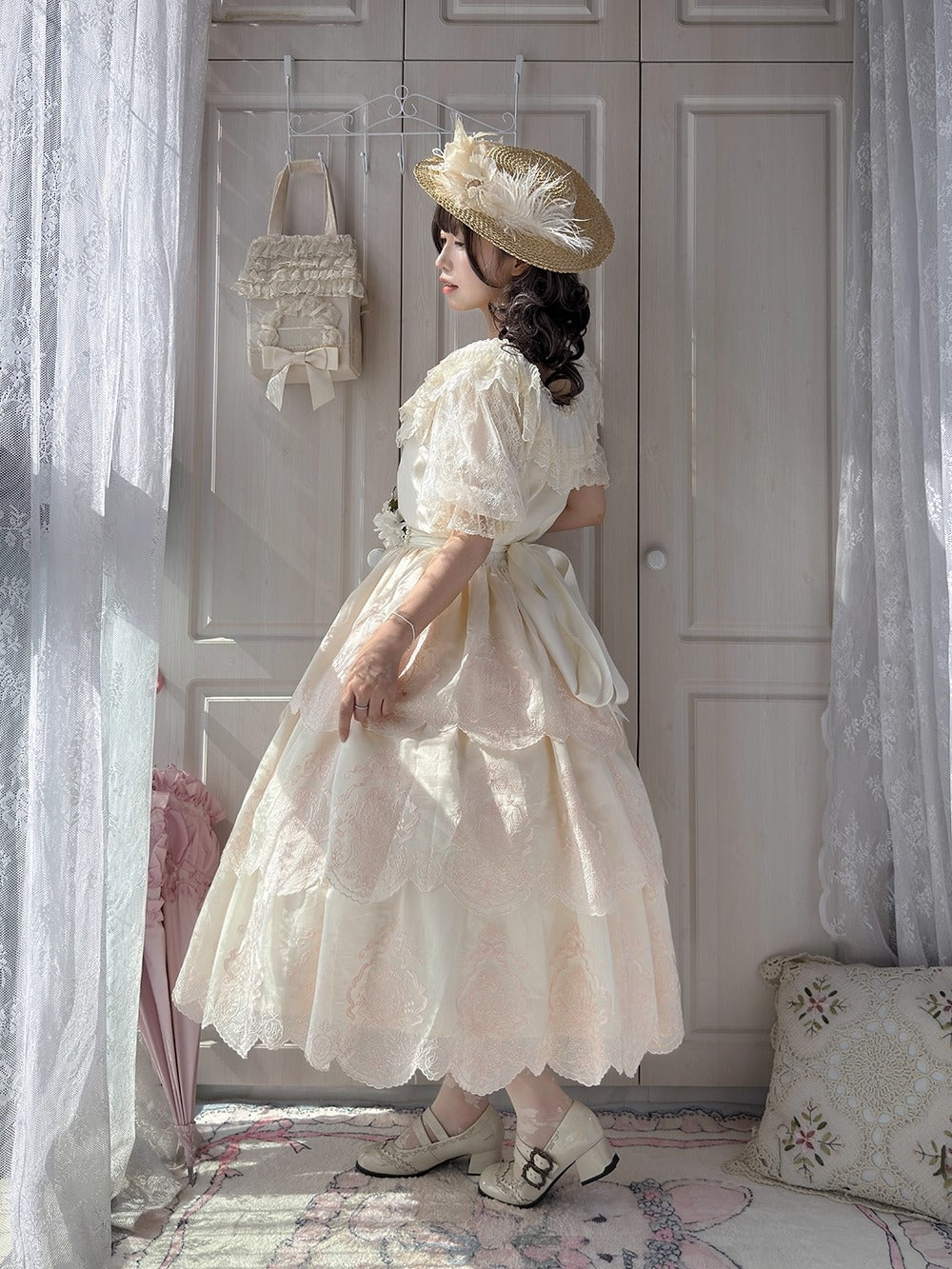 【受注予約~9/25】Point Gardens スカート【Miss Point】