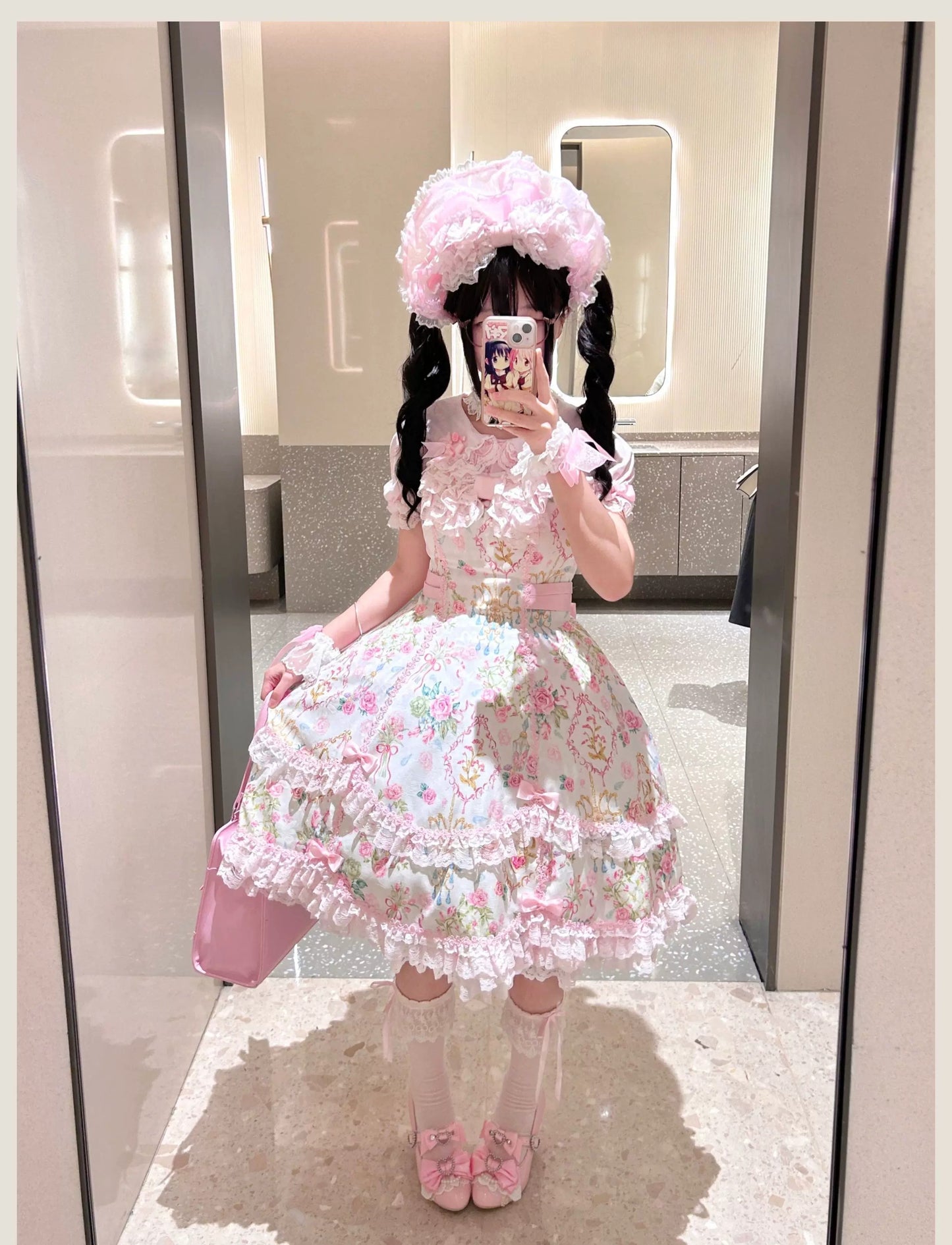 Vintage Flower Wall ブラウス【TaTaTa Lolita】
