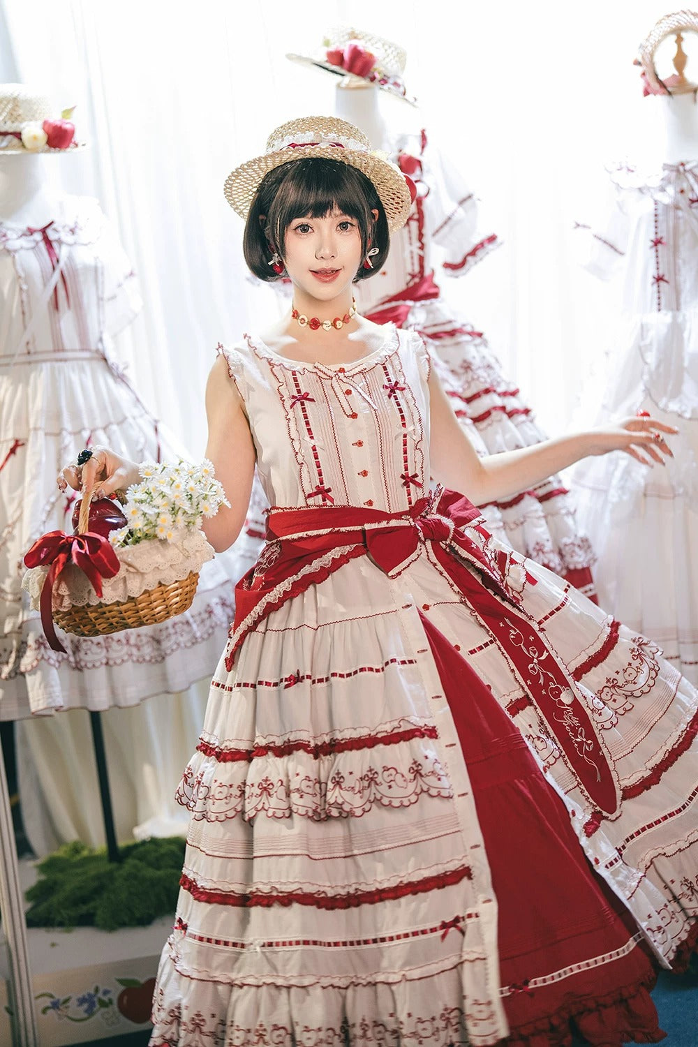 【受注予約~7/23】Orchard of the Four Seasons ジャンパースカート【Miss Point】