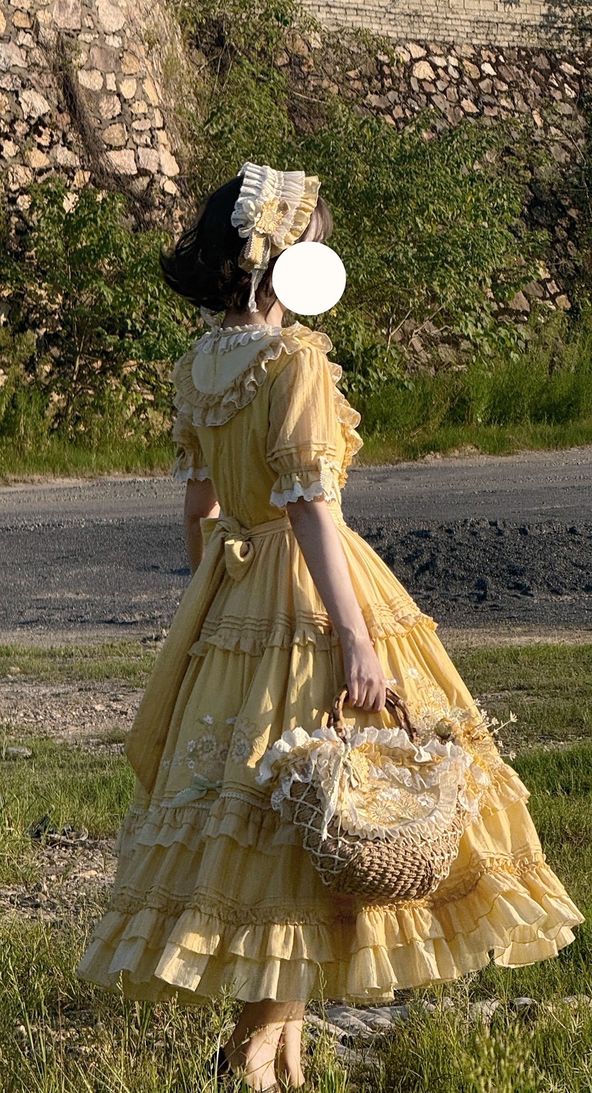 [Pre-orders available until September 23rd] Moonlit Sunflower Dress/Jumper Skirt [Moonlight Amber]