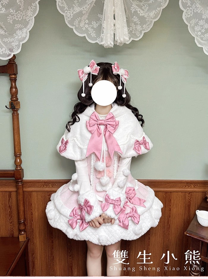 【受注予約~10/23】Frosted Sugar Rabbit ケープ【双生小熊】