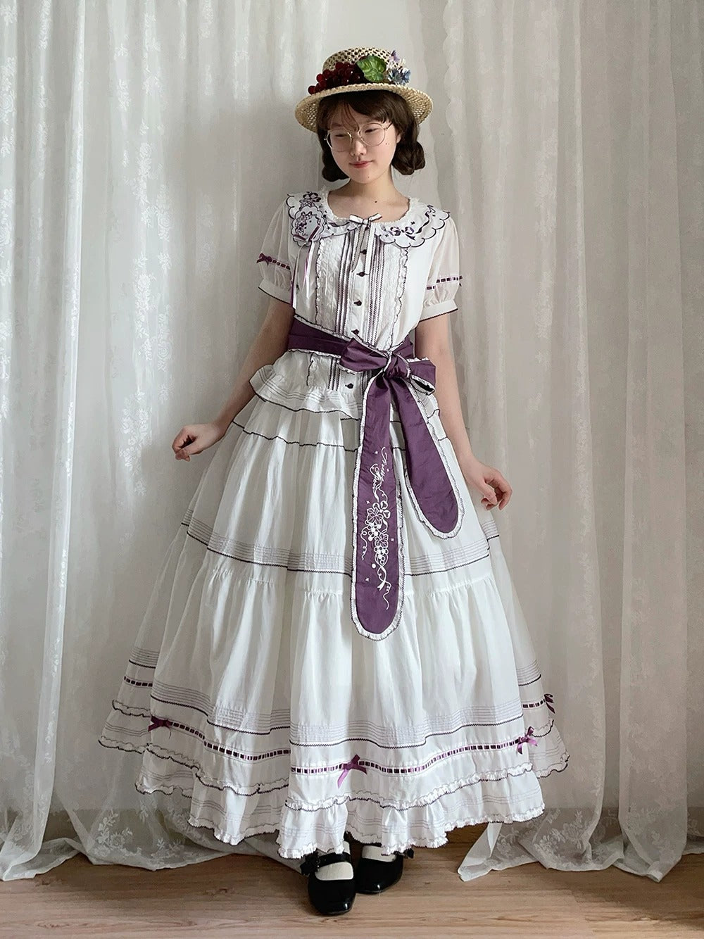 【受注予約~7/23】Orchard of the Four Seasons スカート【Miss Point】