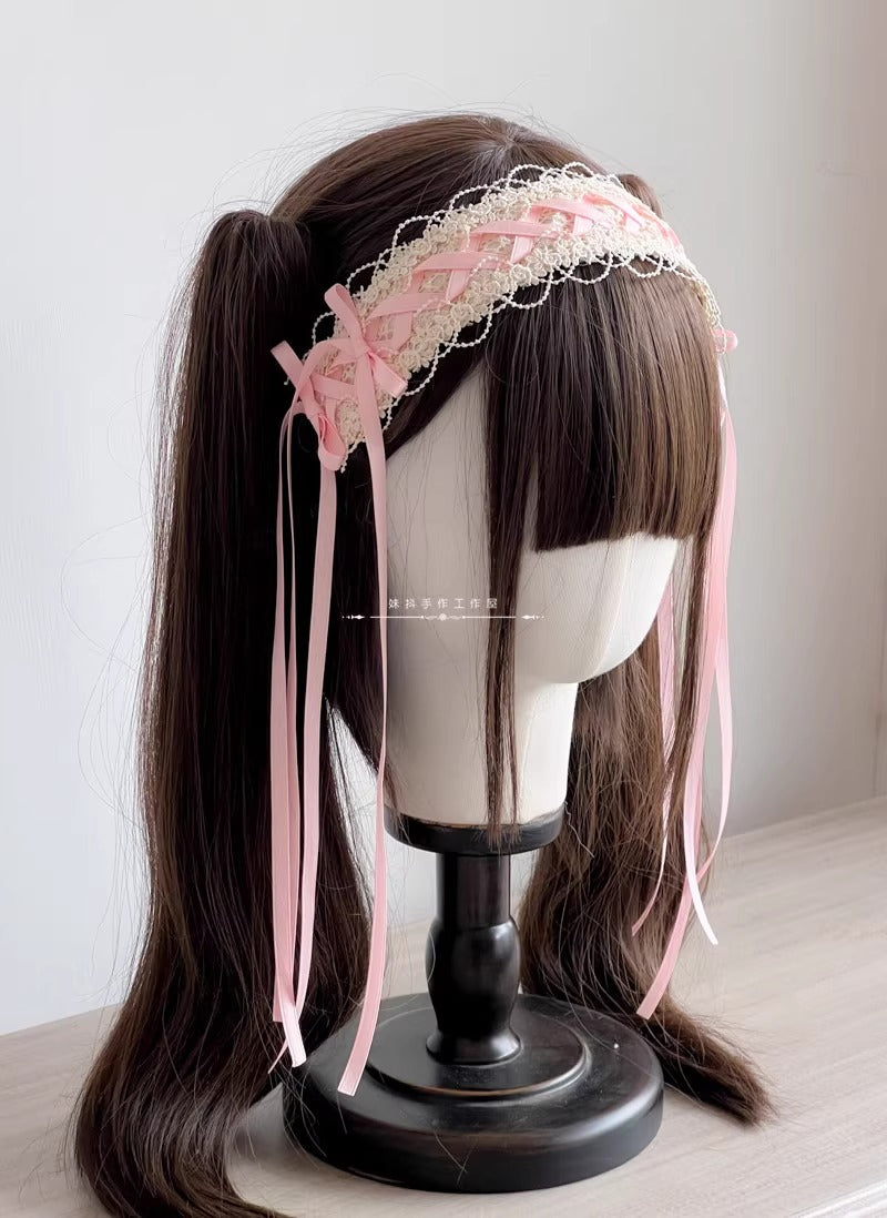 リボンテールヘッドドレス【妹抖手作工作屋】